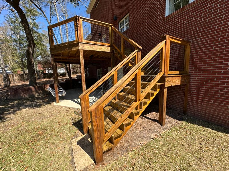 Stain and Clear Coat 