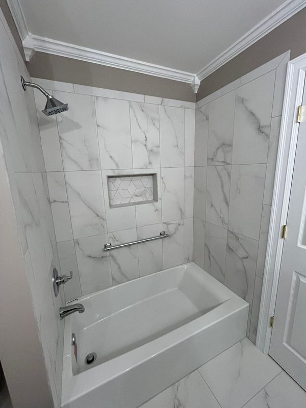 Tile installation