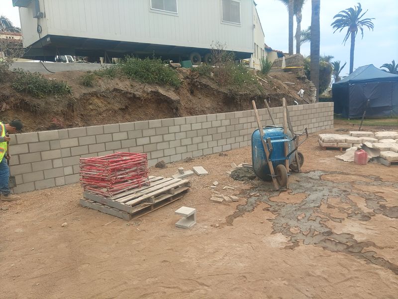 Retaining Wall Construction