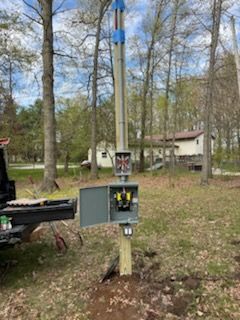 Telephone Pole Setting