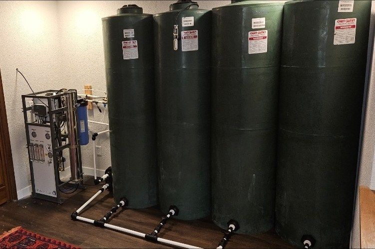 Whole house reverse osmosis system installation