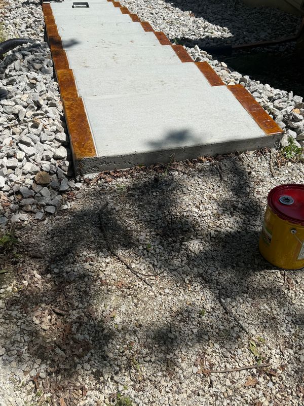 Stamped Concrete Installation