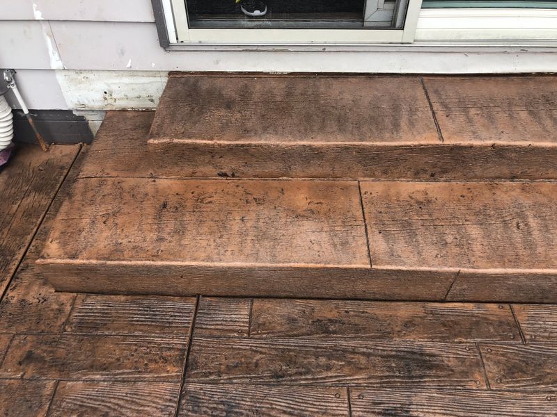 Stamped Concrete Installation