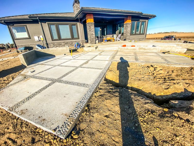 Stamped Concrete Installation