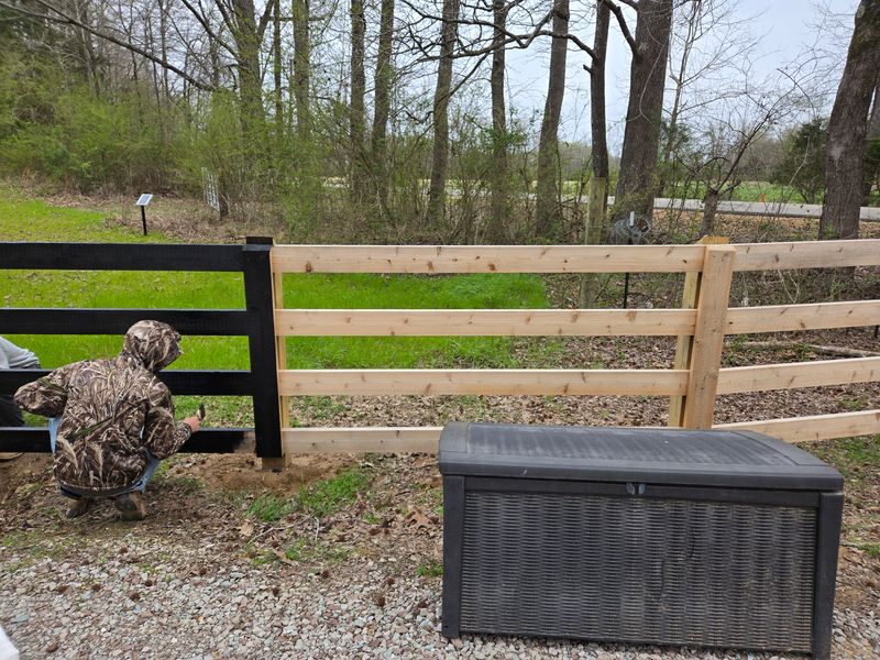 Fence Staining