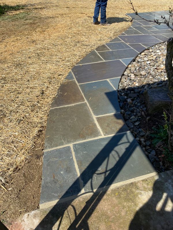 Flagstone/masonry hardscaping