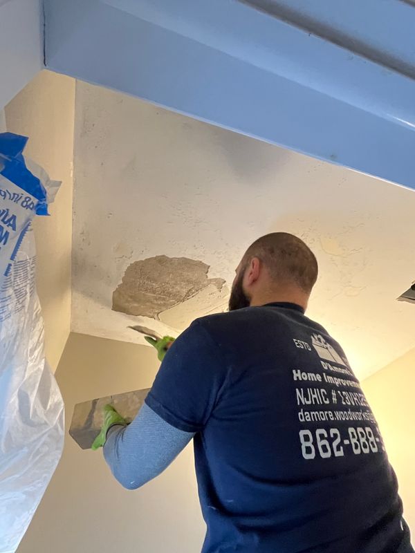 Revitalized Bathroom Elegance: Mold-Free Ceiling Restoration & Repair by D'Amore's Home Improvement LLC