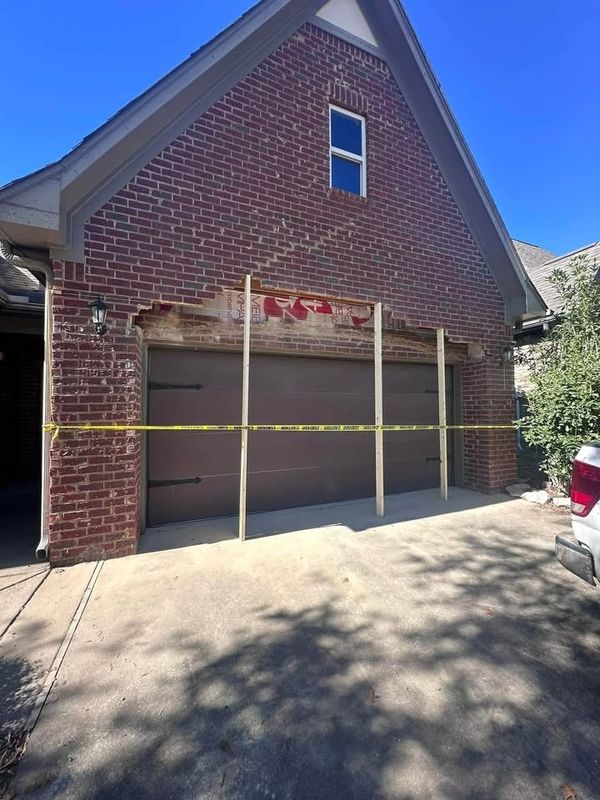 Cracked Brick And Mortar Repair