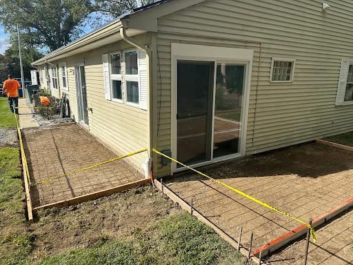 Stamped Concrete Installation