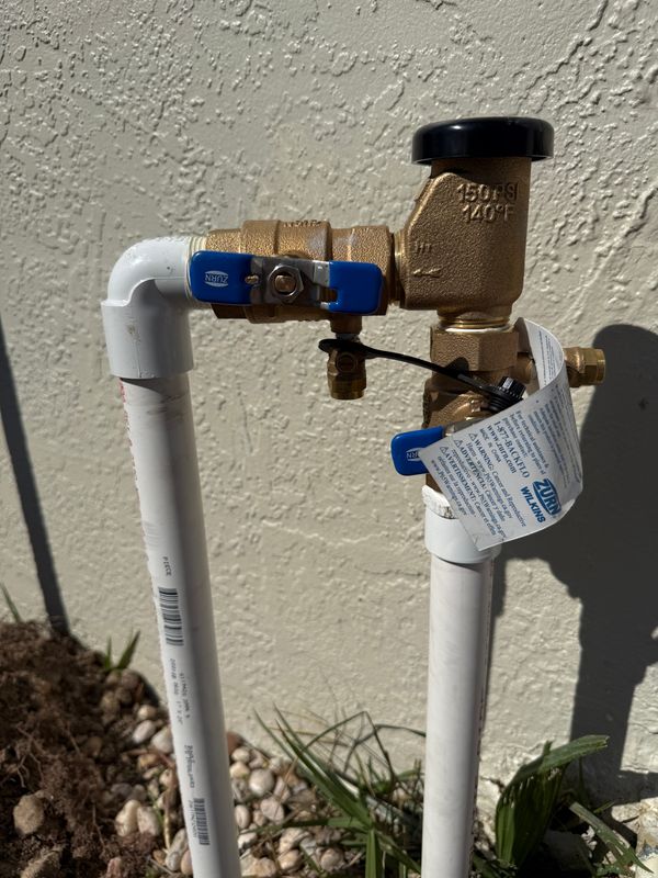 Shut off / PVB / Check Valve