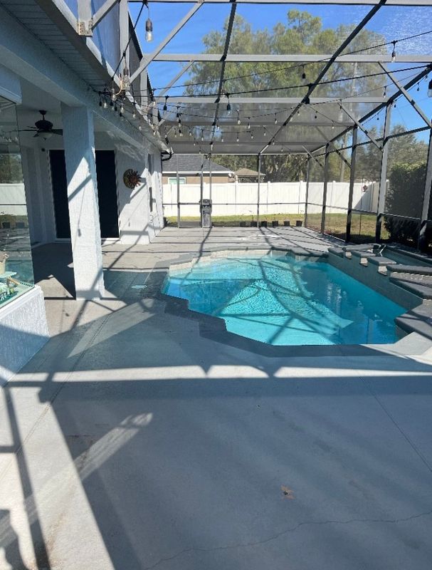Revitalize Your Oasis: Stunning Pool Deck Transformation by American Acrylic Concrete Coatings