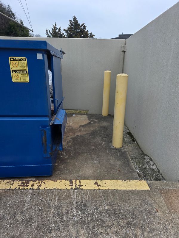 Dumpster Enclosure Clean Up