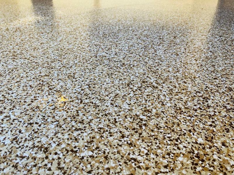 Epoxy garage floor