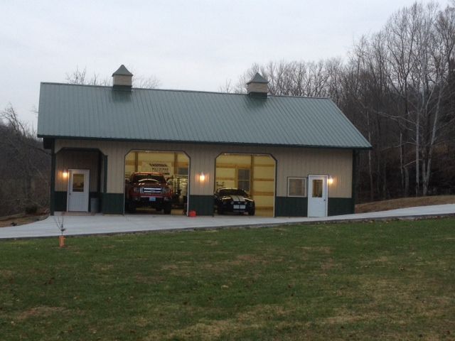 Post Frame Garage Construction