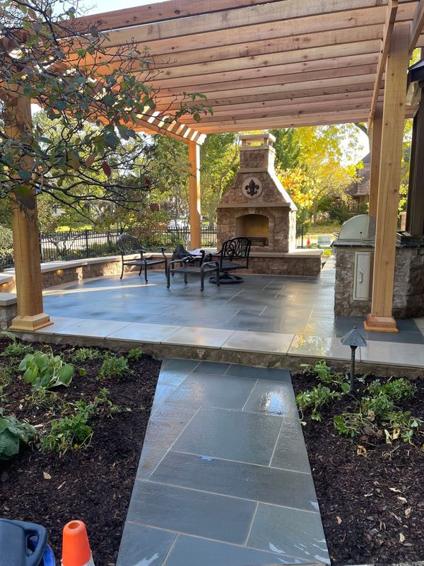 Outdoor Fireplace Design