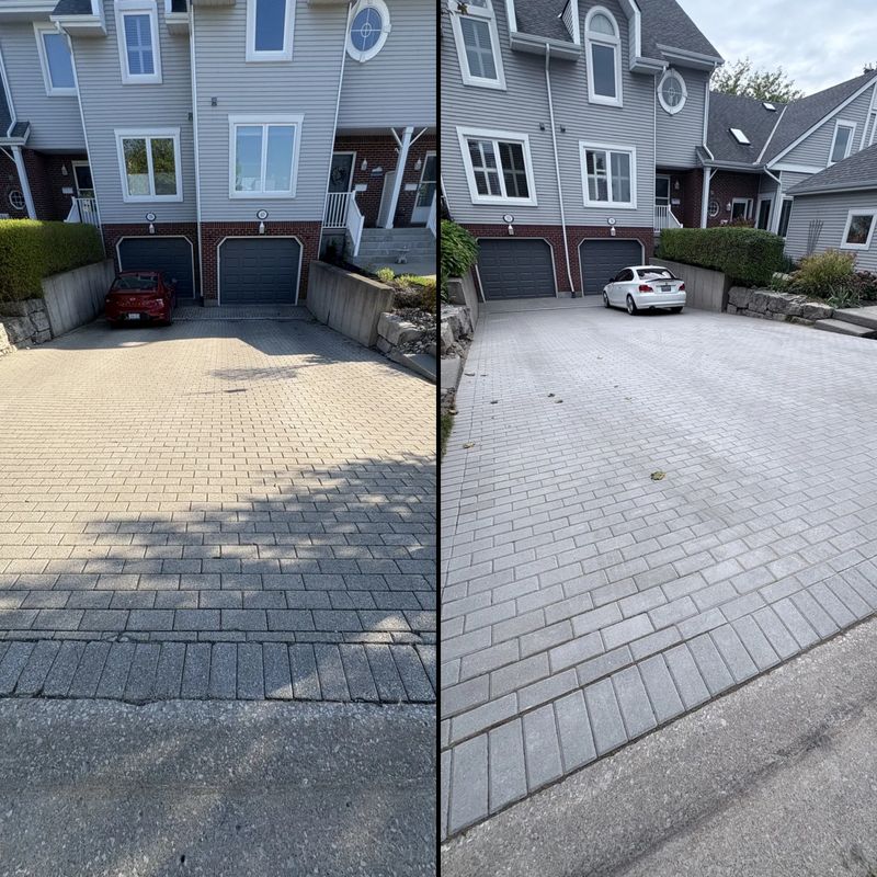 Interlock Pressure Washing & Re-Sanding