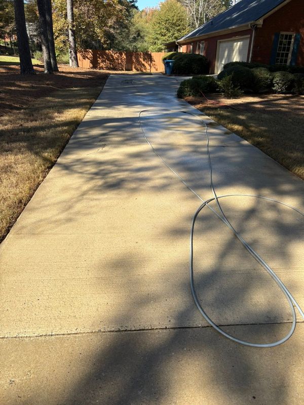 Driveway and Sidewalk Cleaning