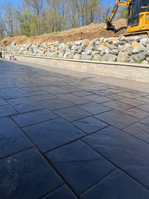Stamped Concrete Installation