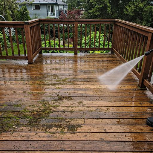Deck and Patio Soft Washing