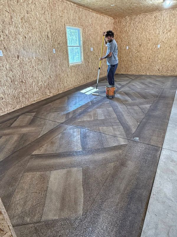 Full Depth Custom Carved Concrete
