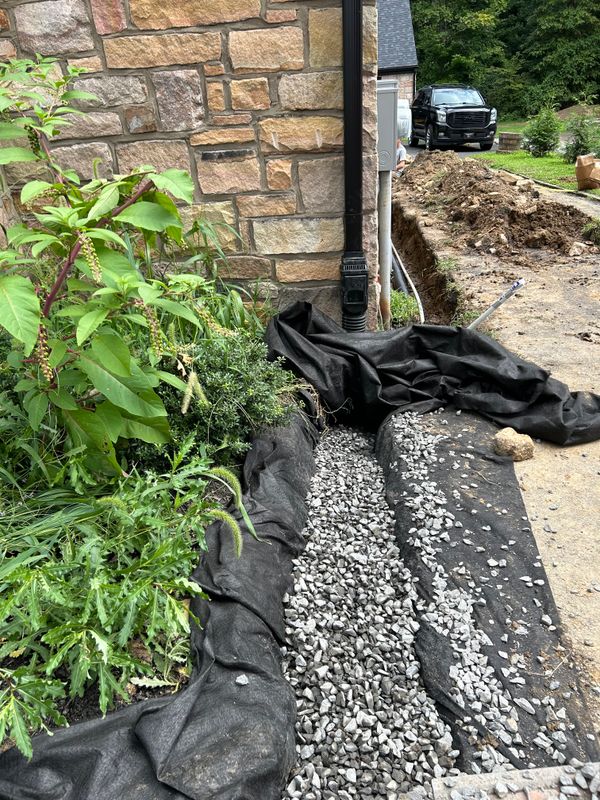 Outdoor French Drains