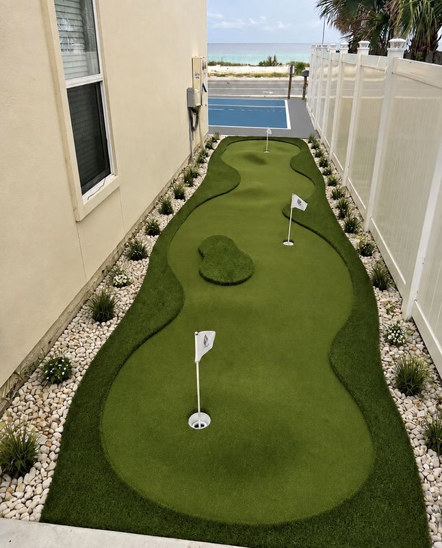 Custom Putting Greens and Mini Golf Installation