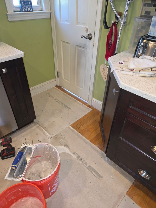 Kitchen Porcelain Tile Flooring