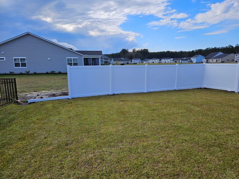 White Vinyl Fences