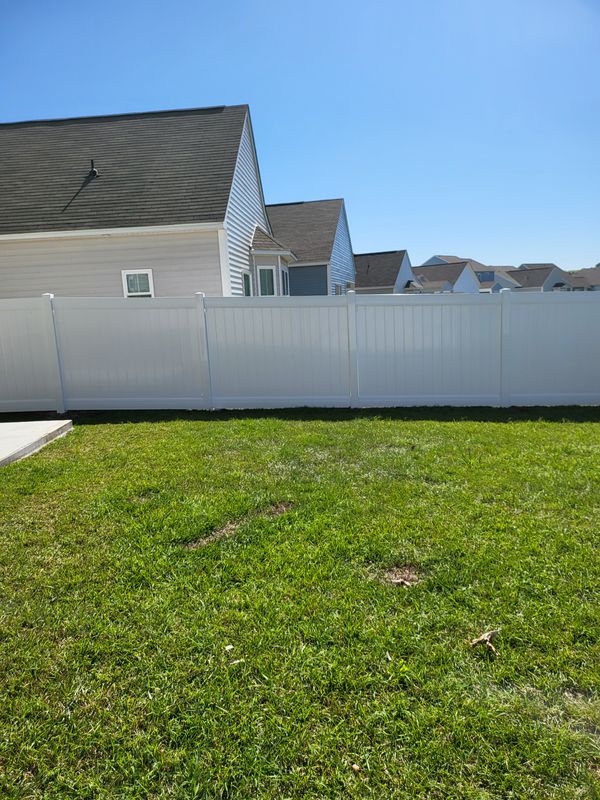 White Vinyl Fences