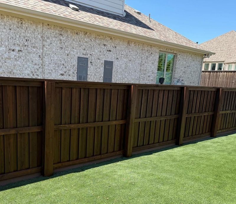 Fence Staining