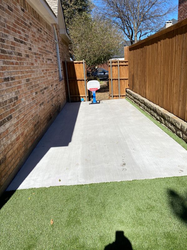 Transforming Spaces: Exposed Aggregate Pool Deck & Basketball Court Enhancement in Frisco, TX by New Gen Concrete