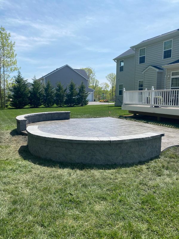 Stamped Concrete Installation