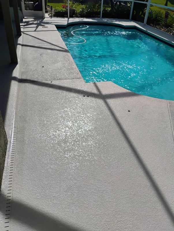 Pool Deck Painting.
