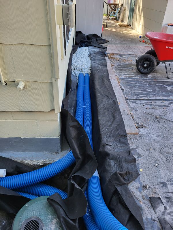 French Drain Installation