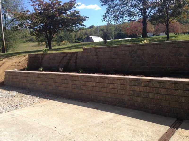 Retaining Wall & Step Construction