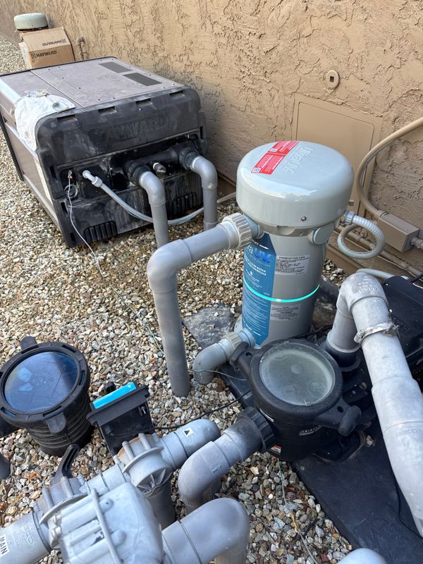 Swimming pool equipment repair