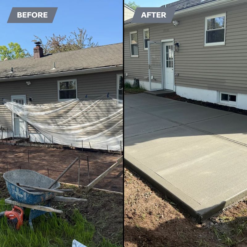 Transforming Backyard Spaces: Buildsmore's Concrete Patio Excellence in Piscataway, NJ