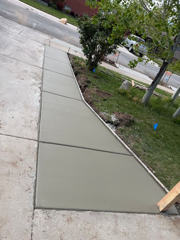 Sidewalk Installation