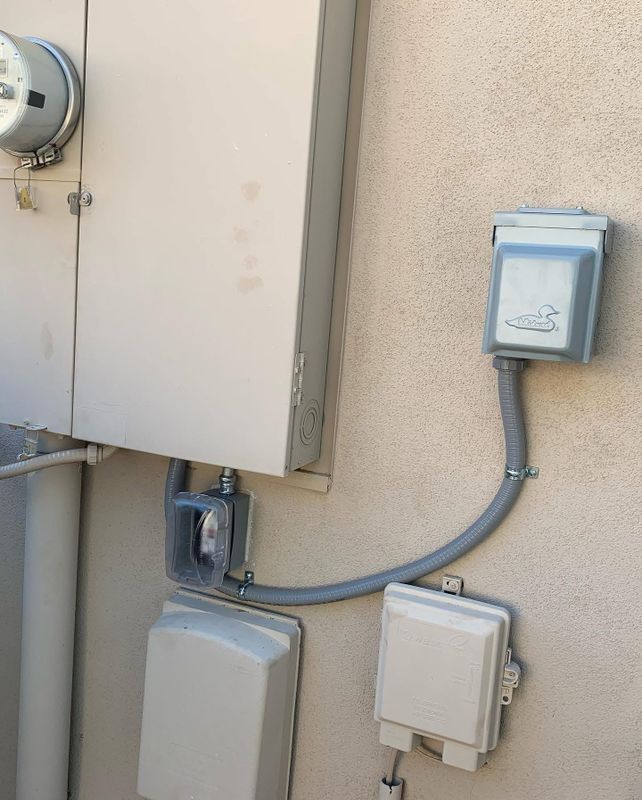 Exterior outlet installations