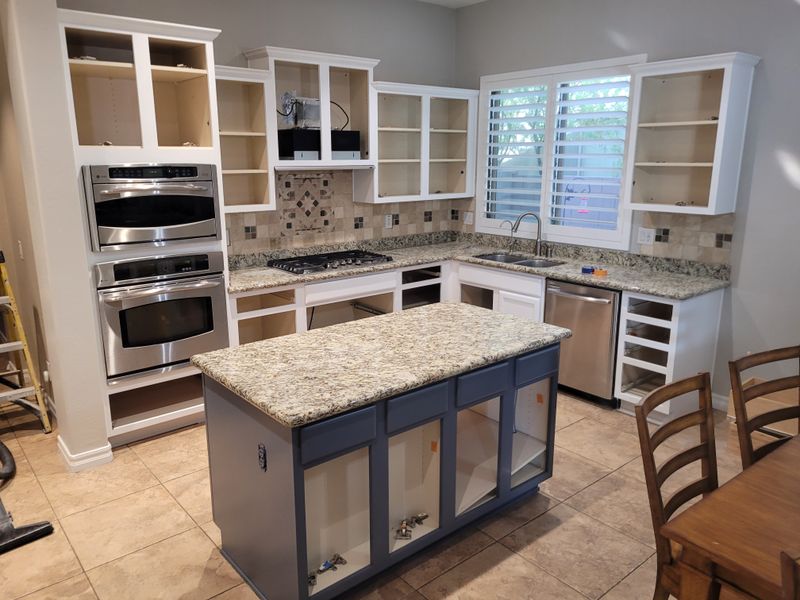 Kitchen Cabinet Repainting