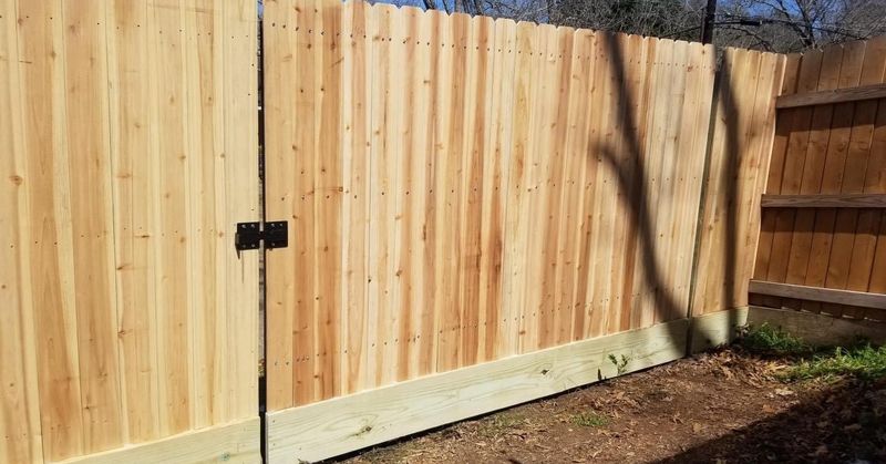 Privacy 3 Rail Cedar Fencing
