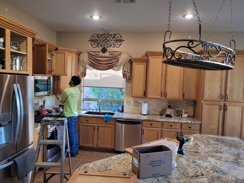 Kitchen Cabinet Repainting