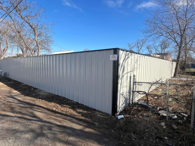 Sheet Metal Fencing
