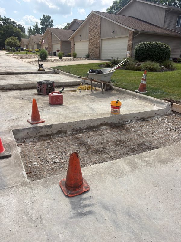 Driveway tear out and replacement