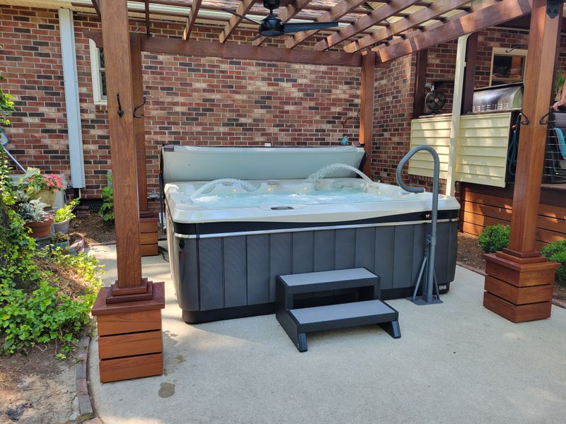 Ipe deck and trellis 
