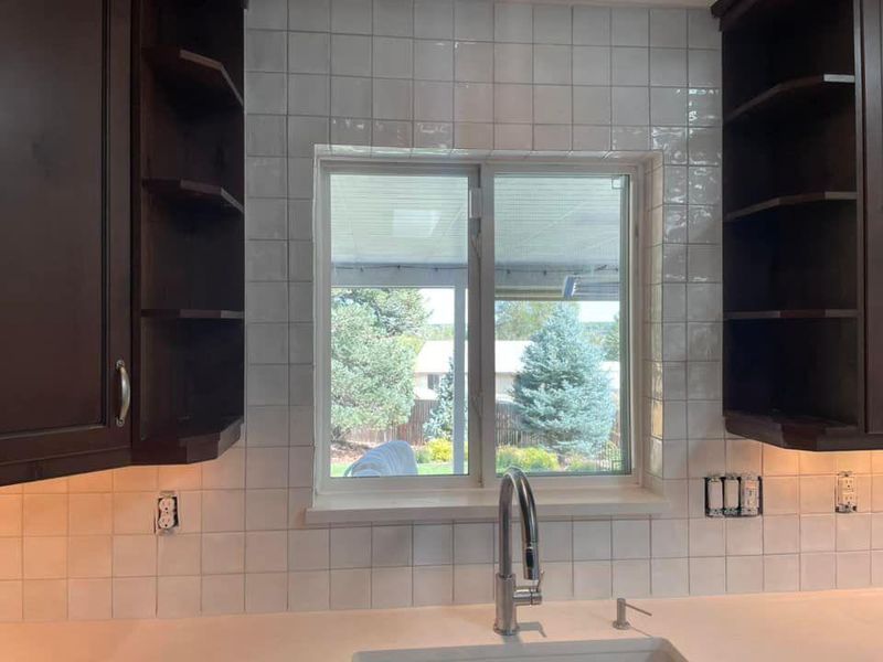 Backsplash Install 