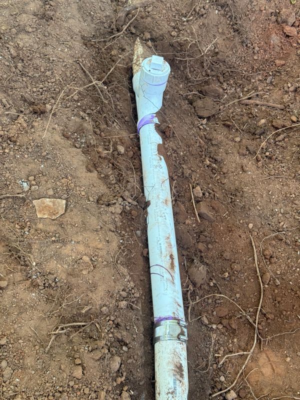 Sewer and Water Line Work