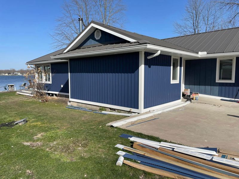 Siding installation