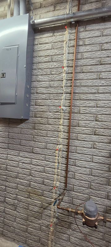 Poured Basement Crack Injections