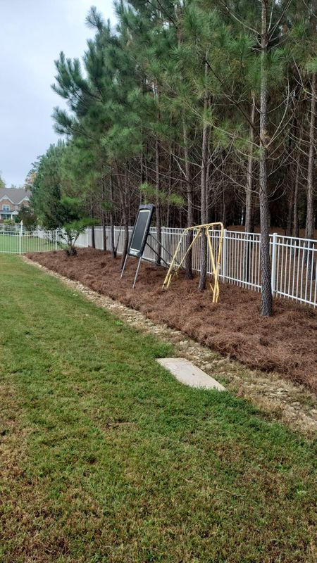 Pinestraw Installation